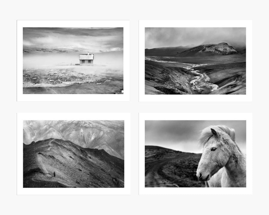 4 postcards format 13x18 cm