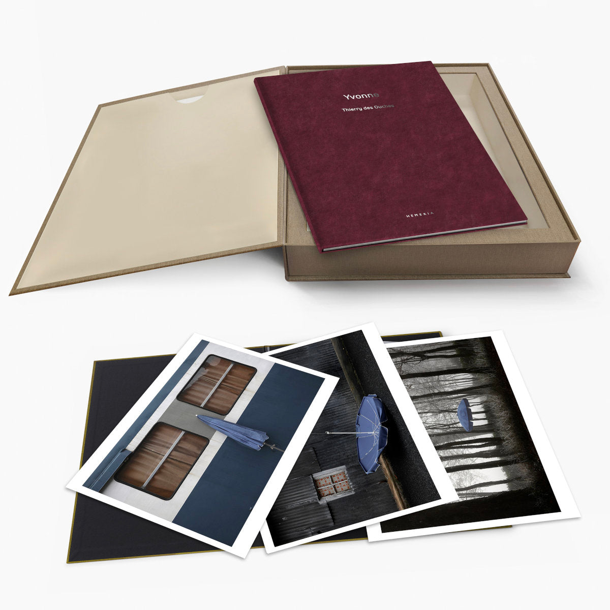 Collector Case Yvonne et le parasol bleu - Thierry des Ouches