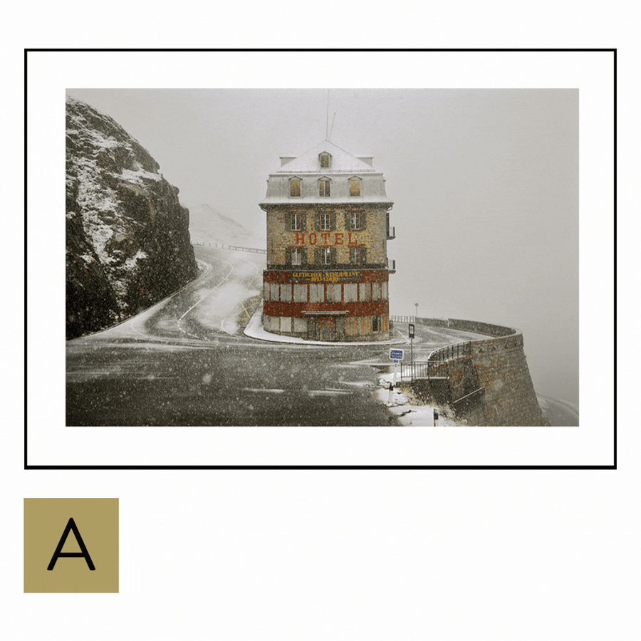 Fine Art print under Plexiglas